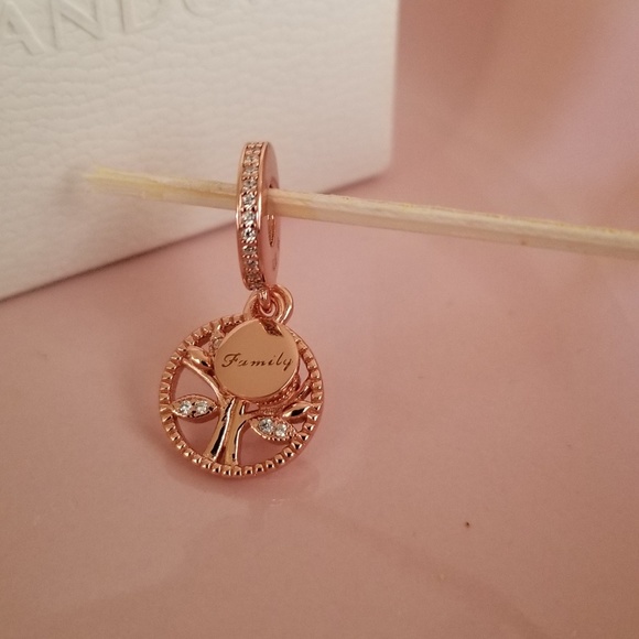 pandora charm family tree gold pandora charm family tree gold
